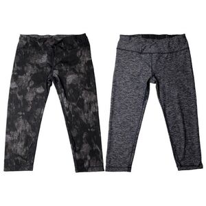 Active Life Capri Pants Gray and Black Reversible Athletic Size XL